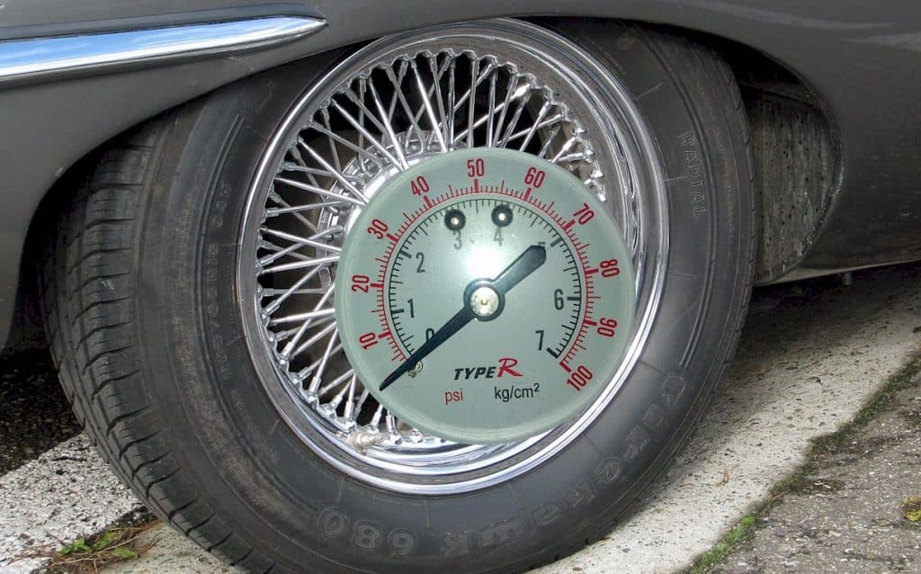 flat tire psi